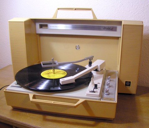 photo of record player