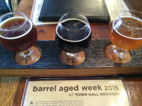 photo of beer flight