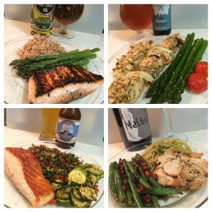 photo of several meals